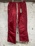 Saint Vanity Satin Red Pants Sz L