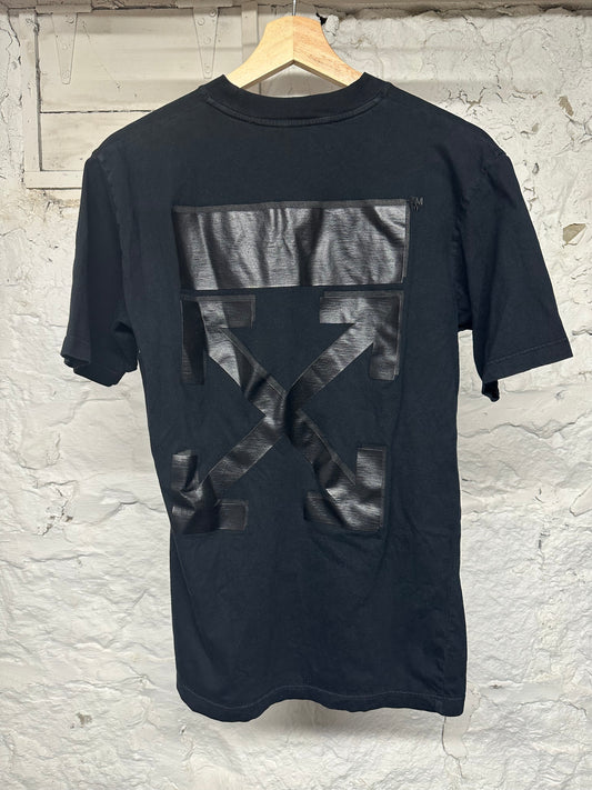 Off White Black Arrows Black T-Shirt Sz S