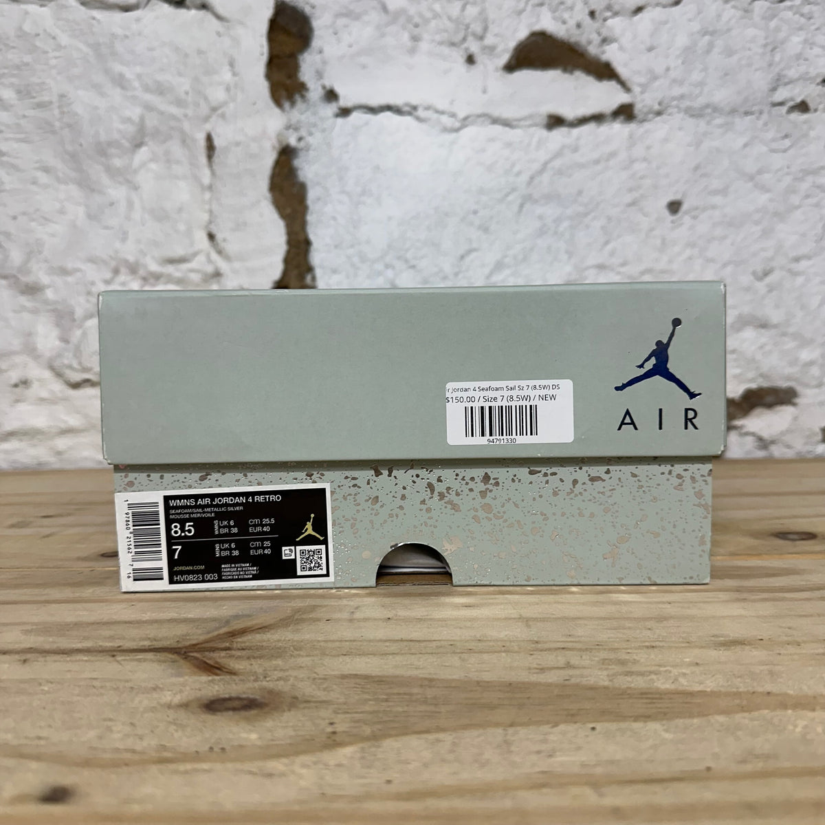 Air Jordan 4 Seafoam Sail Sz 7 (8.5W) DS