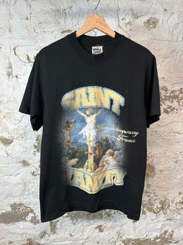 Saint Vanity Temp Pain T-shirt Black Sz S