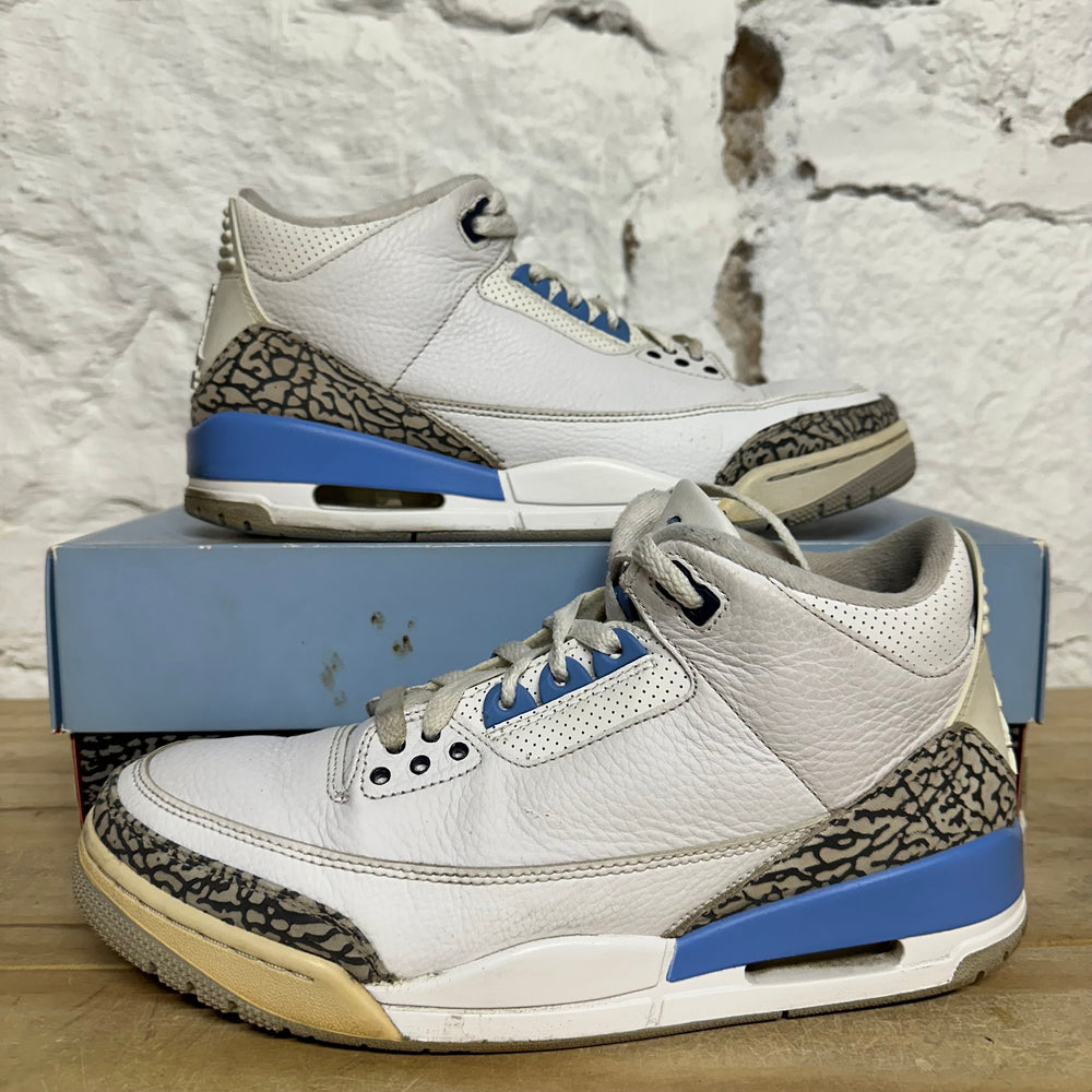 Air Jordan 3 UNC Sz 9.5