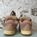 Lanvin Curb Black White Lace Pink Sneaker Sz 9 (42)