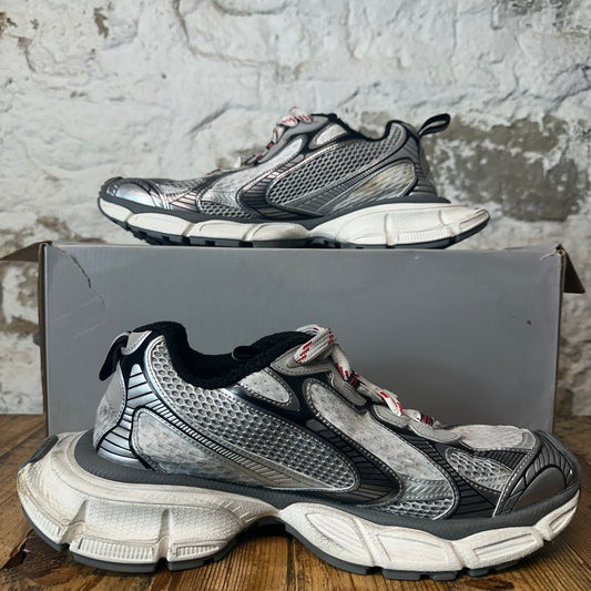 Balenciaga 3XL Grey White Red Sneaker Sz 11 (44)