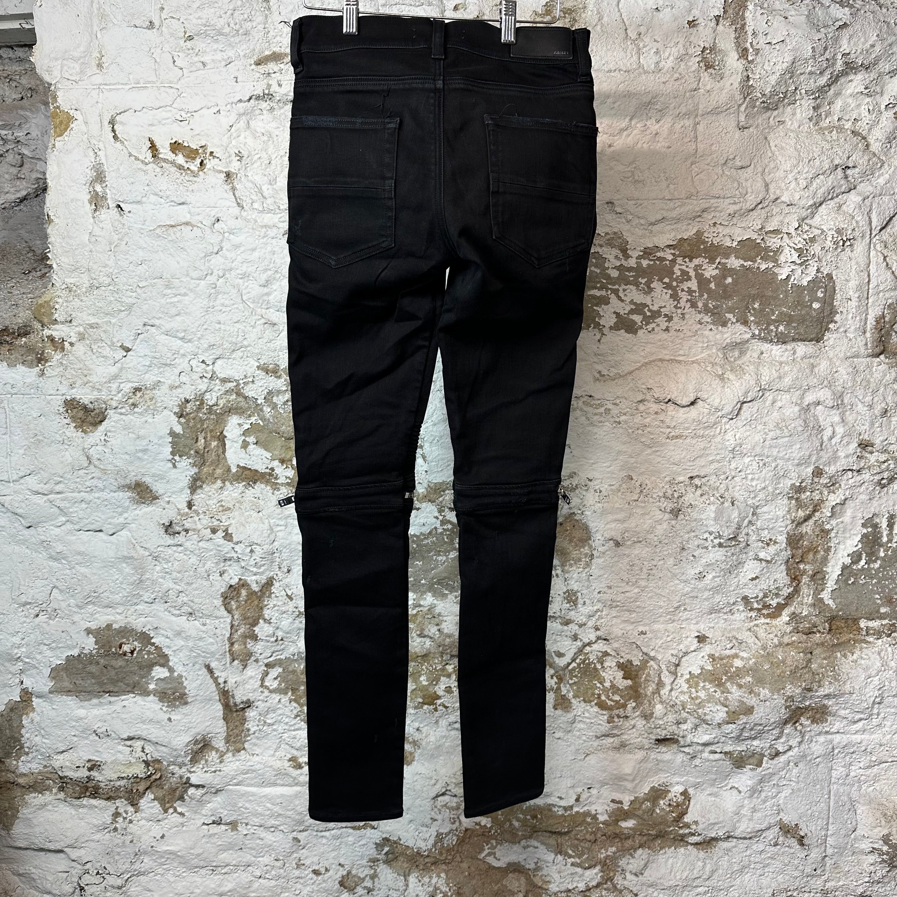 amiri mx2 28インチ Amiri MX2 Black Patch Black Denim Jeans Sz 29 – The Gallery