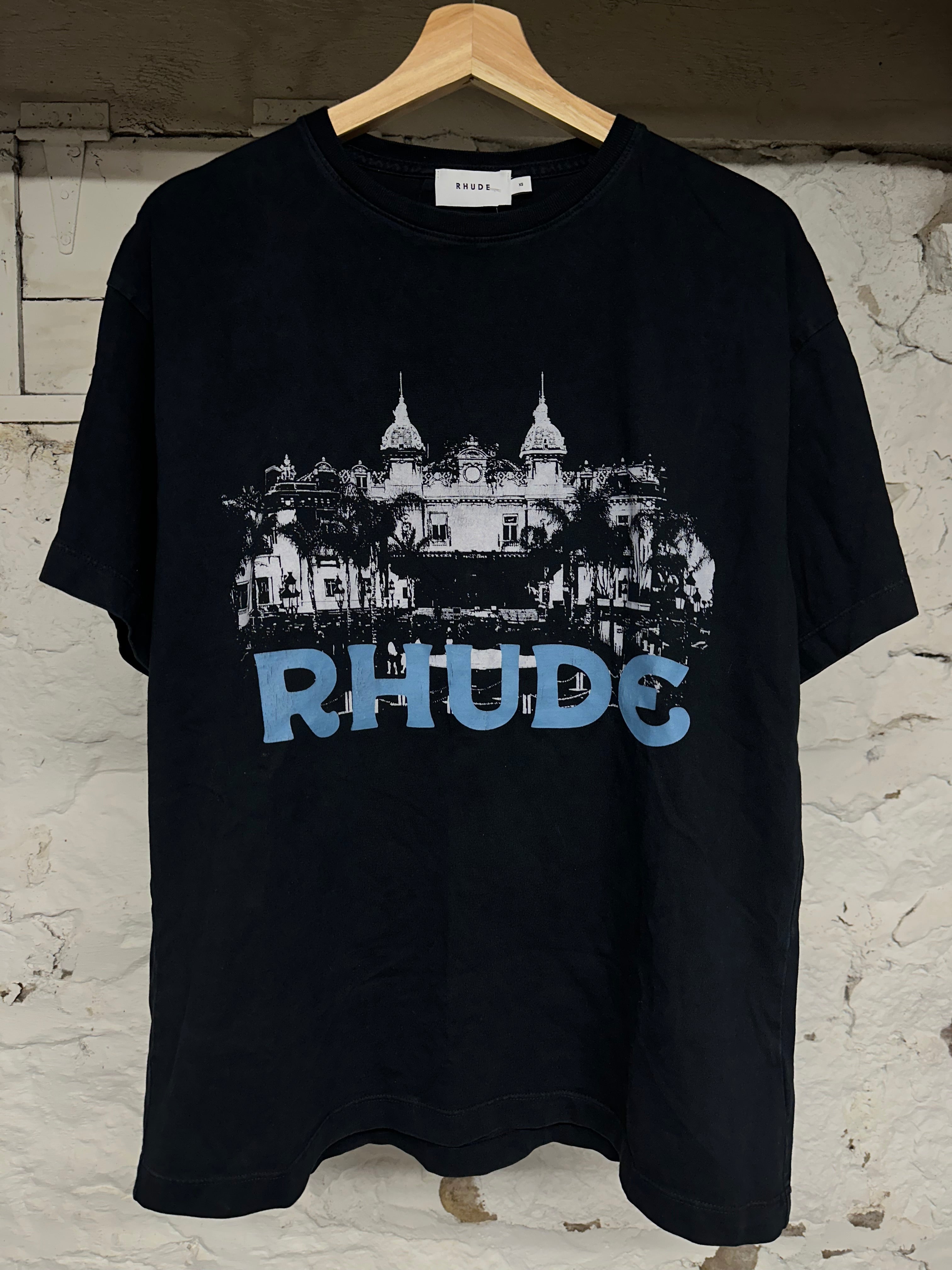Rhude Castle Black T-Shirt Sz XS