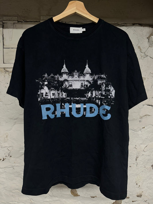 Rhude Castle Black T-Shirt Sz XS