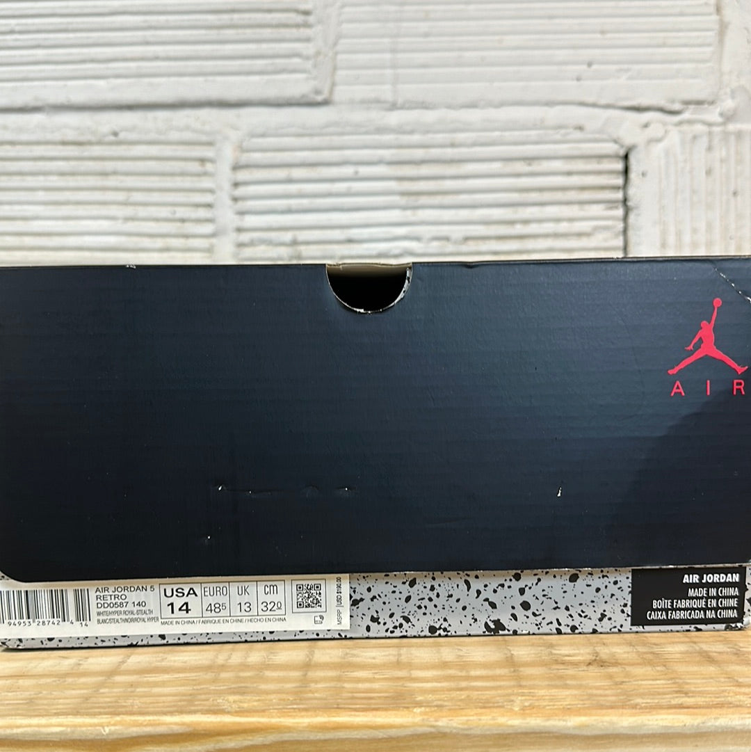 Air Jordan 5 White Stealth (2021) Sz 14