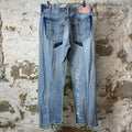 Better With Age Altar Reconstructed Blue Denim Jeans Sz 30