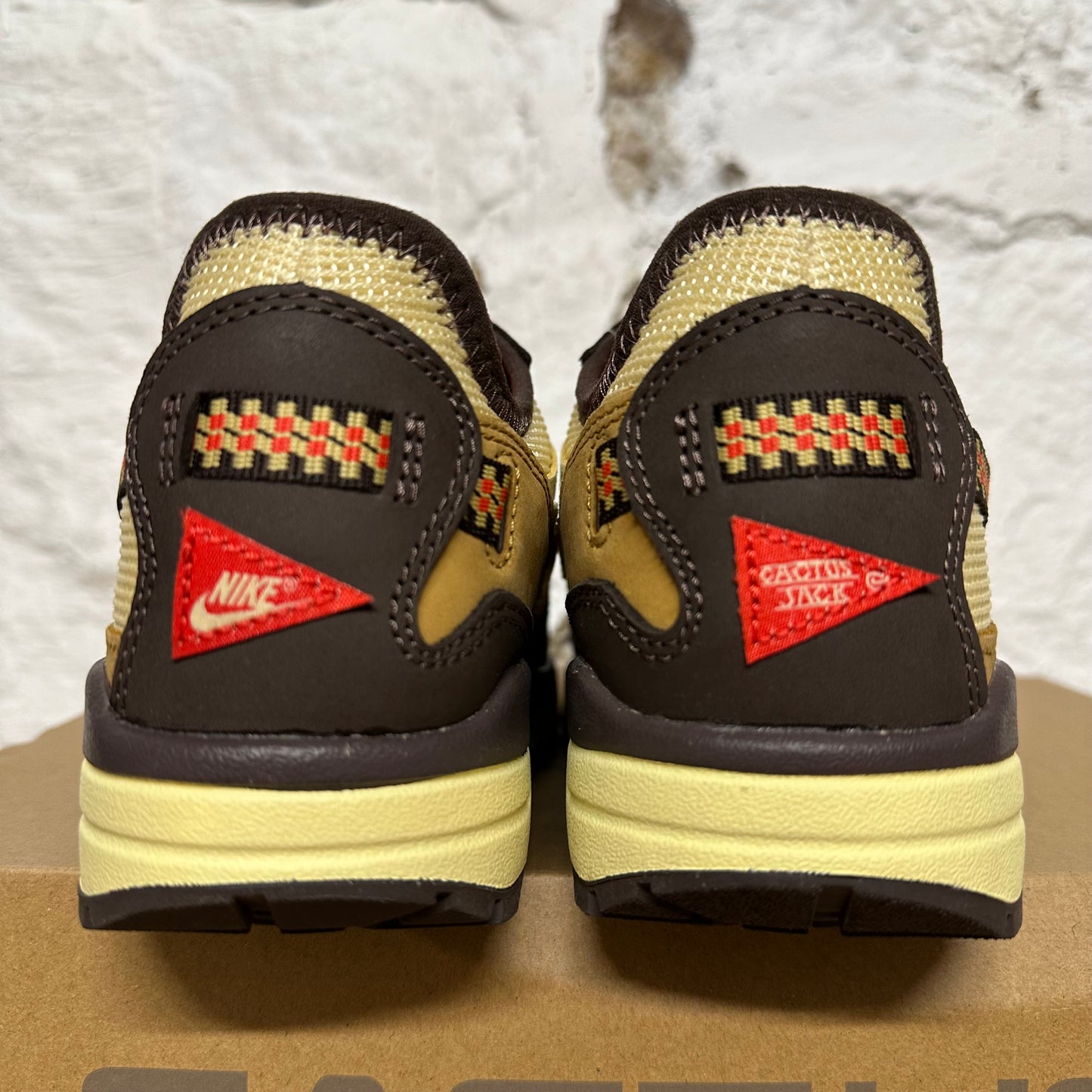 Nike Air Max 1 Cactus Jack Baroque Brown Sz 5.5 DS