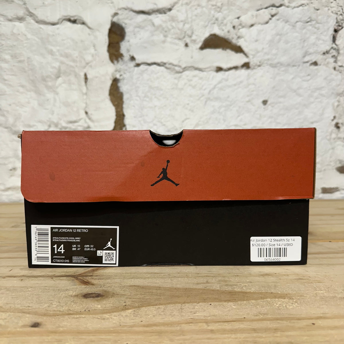 Air Jordan 12 Stealth Sz 14
