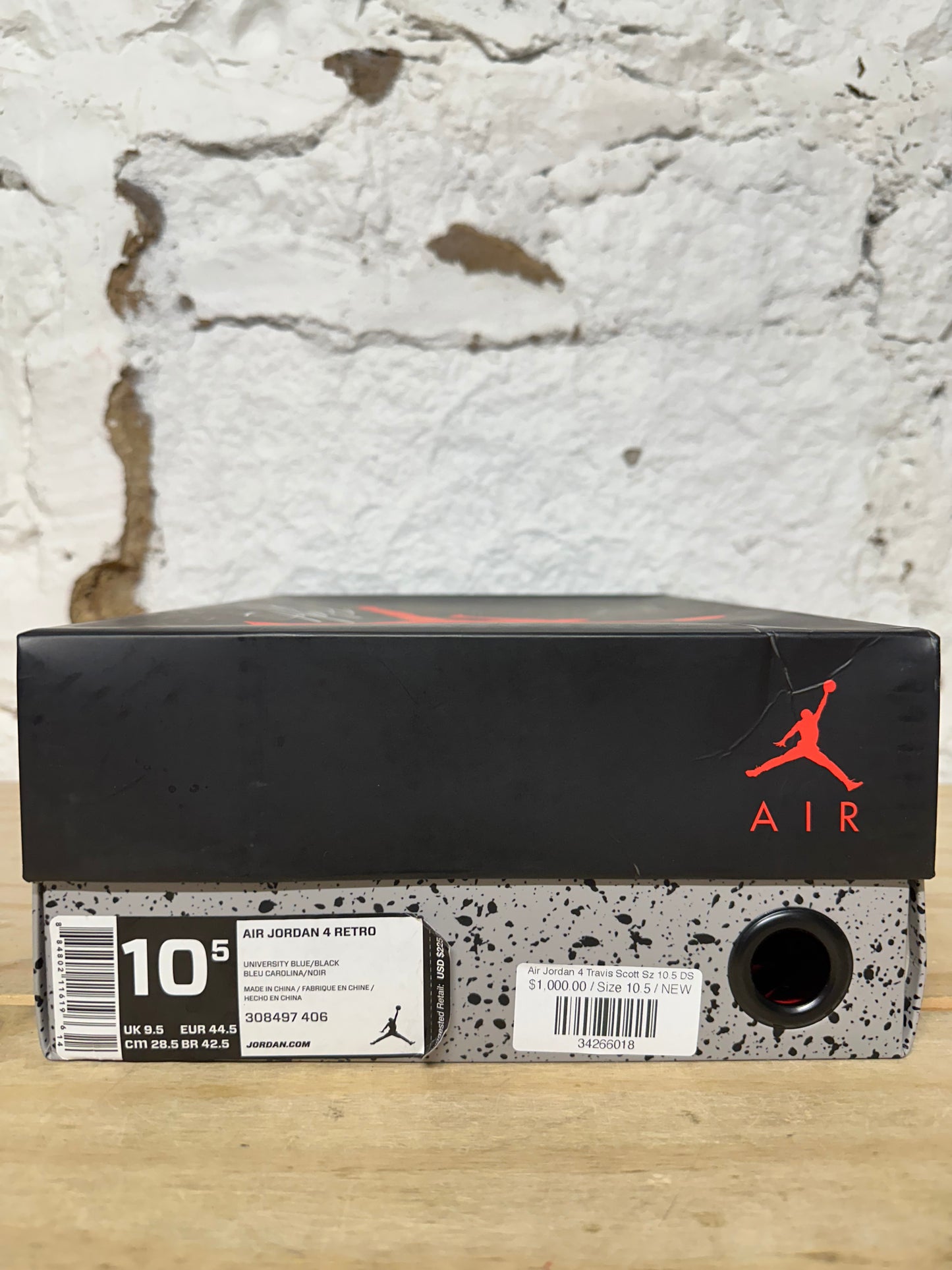 Air Jordan 4 Travis Scott Sz 10.5 DS