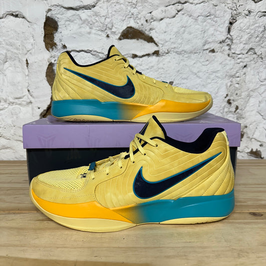 Nike Ja 2 Sonic Yellow Tropical Teal Sz 13