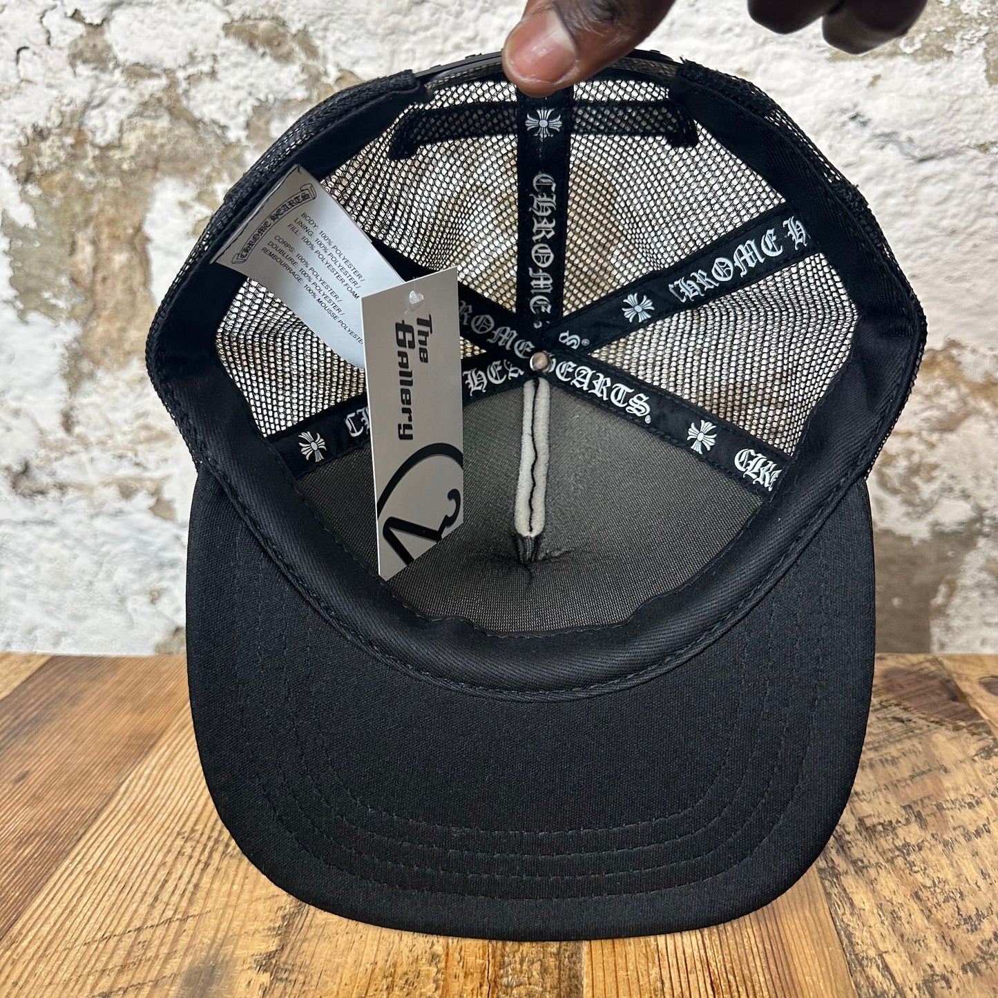 Chrome Hearts Matty Boy Anti Black Trucker Hat