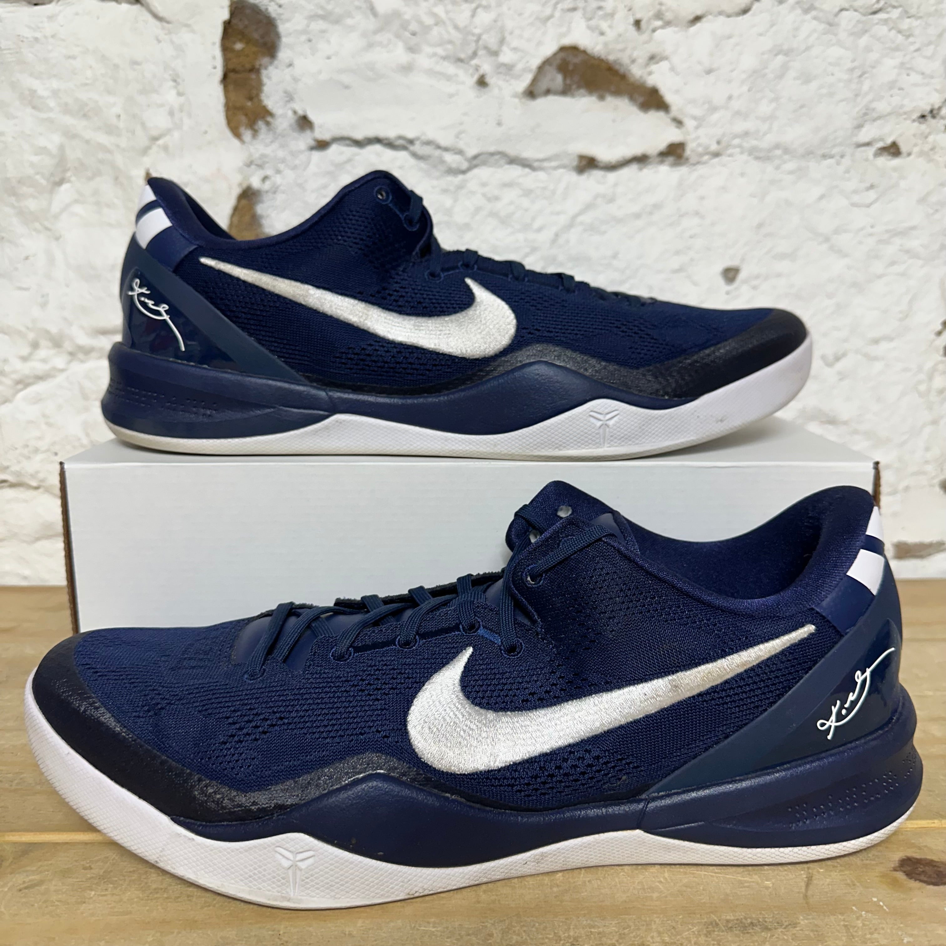Nike Kobe 8 Protro Midnight Navy Sz 15