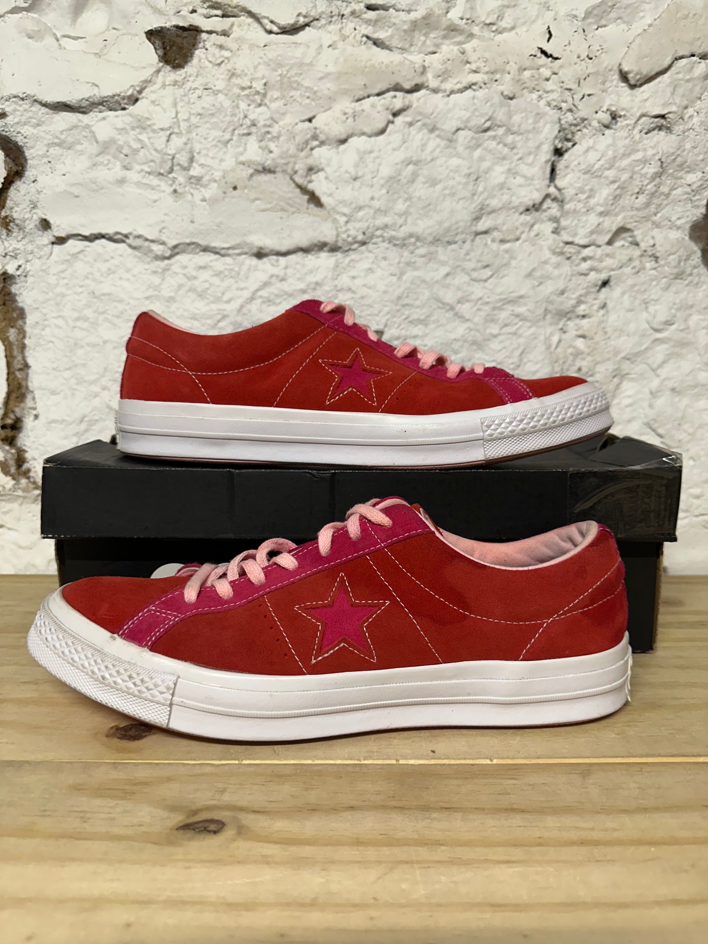 Converse One Star Low Enamel Red Sz 12