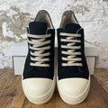 Rick Owens Black Felt Milk Sneaker Sz 8.5 (41.5)