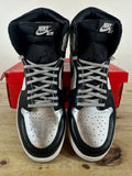 Air Jordan 1 High Silver Toe Sz 10(11.5W)