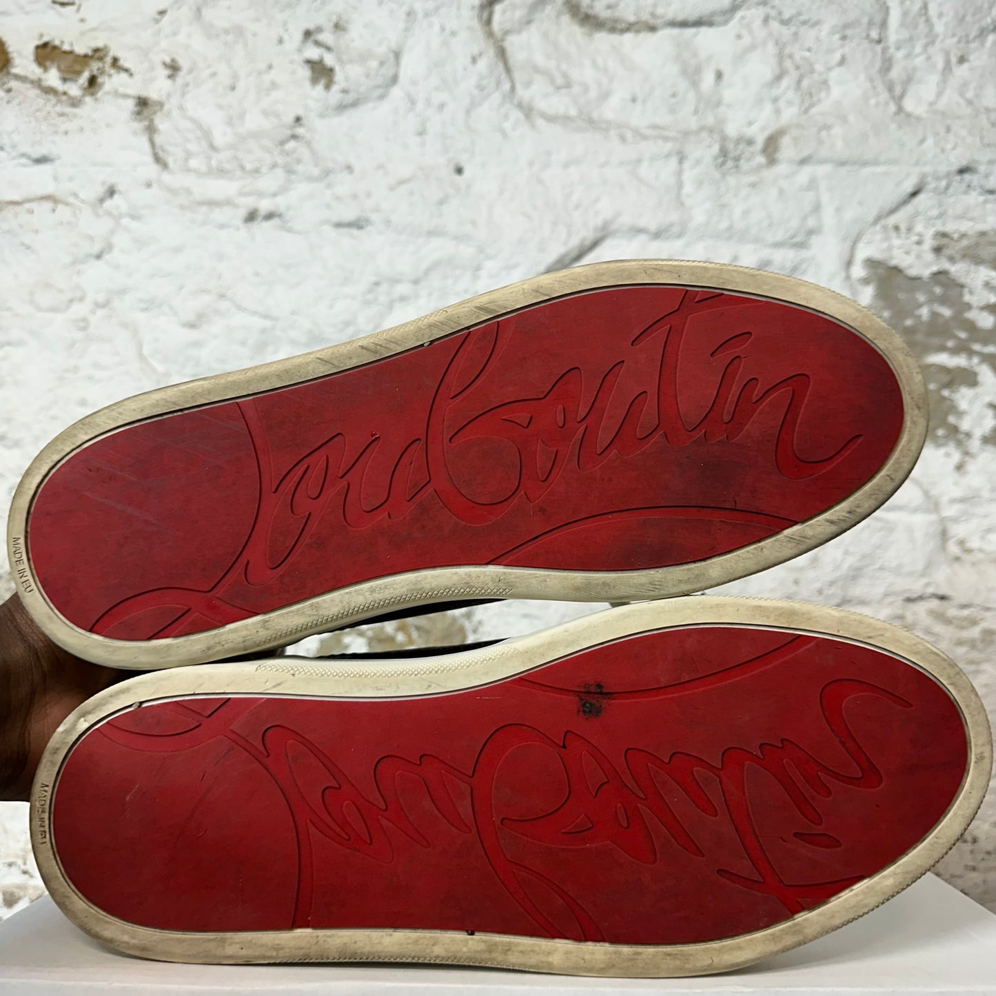 Christian Louboutin Blue Red White Sneaker Sz 11 (44)