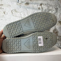 Prada Downtown Leather Blue White Sneaker Sz 10.5