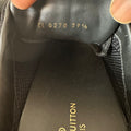 Louis Vuitton Black Brown Runaway Sneaker Sz 8 (39.5LV)
