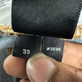 Amiri MX1 Tie-Dye Washed Blue Denim Jeans Sz 33