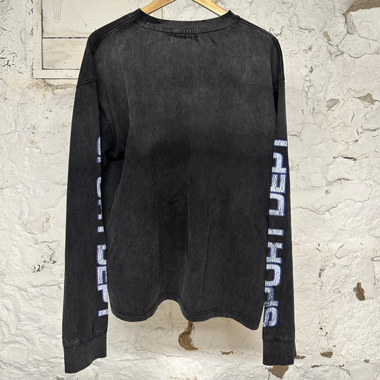 Vale Sports Dogs Black L/S T-Shirt SZ XL