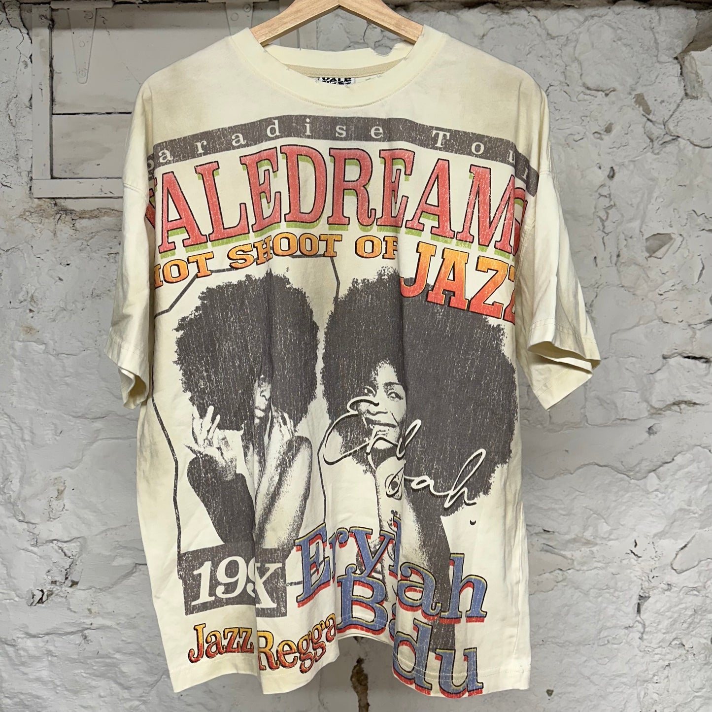 Vale Hot Shot Of Jazz T-shirt Cream Sz L