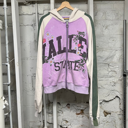 Vale Floral Zip Up Hoodie Sz XXL