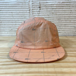 Supreme Lacoste Reflective Grid Nylon Camp Cap Peach Hat
