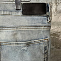 Amiri Plain Washed Blue Denim Jeans Sz 36