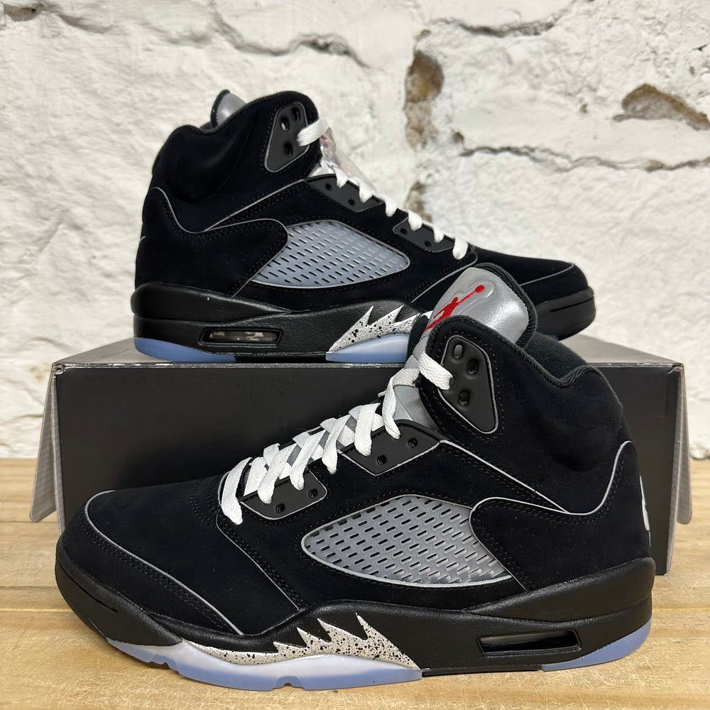 Air Jordan 5 Black Metallic Reimagined Sz 9.5 DS