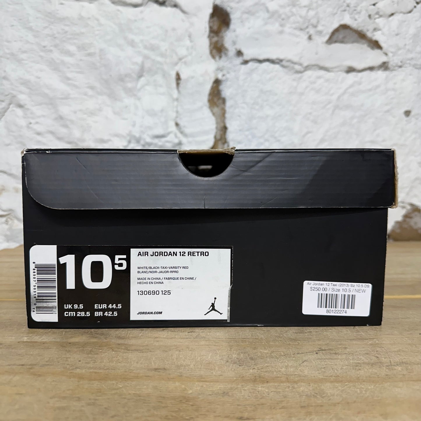 Air Jordan 12 Taxi (2013) Sz 10.5 DS