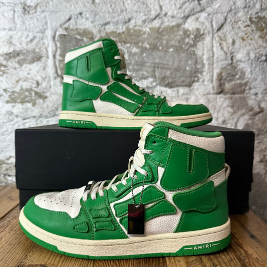 Amiri High Green Skeleton White Sneaker Sz 10 (43)