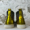 Christian Louboutin High Silver Sequen Miulticolor Sneaker Sz 11 (44)
