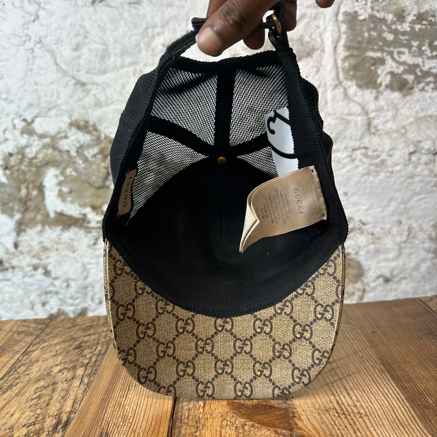 Gucci GG Monogram Tiger Hat Sz L