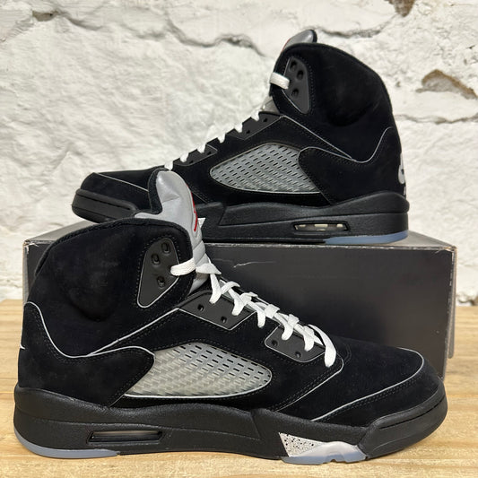 Air Jordan 5 Black Metallic Sz 13