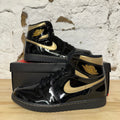 Air Jordan 1 High Black Metallic Gold Sz 10