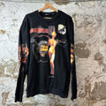 Givenchy Heavy Metal Black Crewneck Sz S