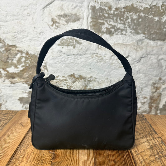 Prada Renylon Black Mini Shoulder Bag