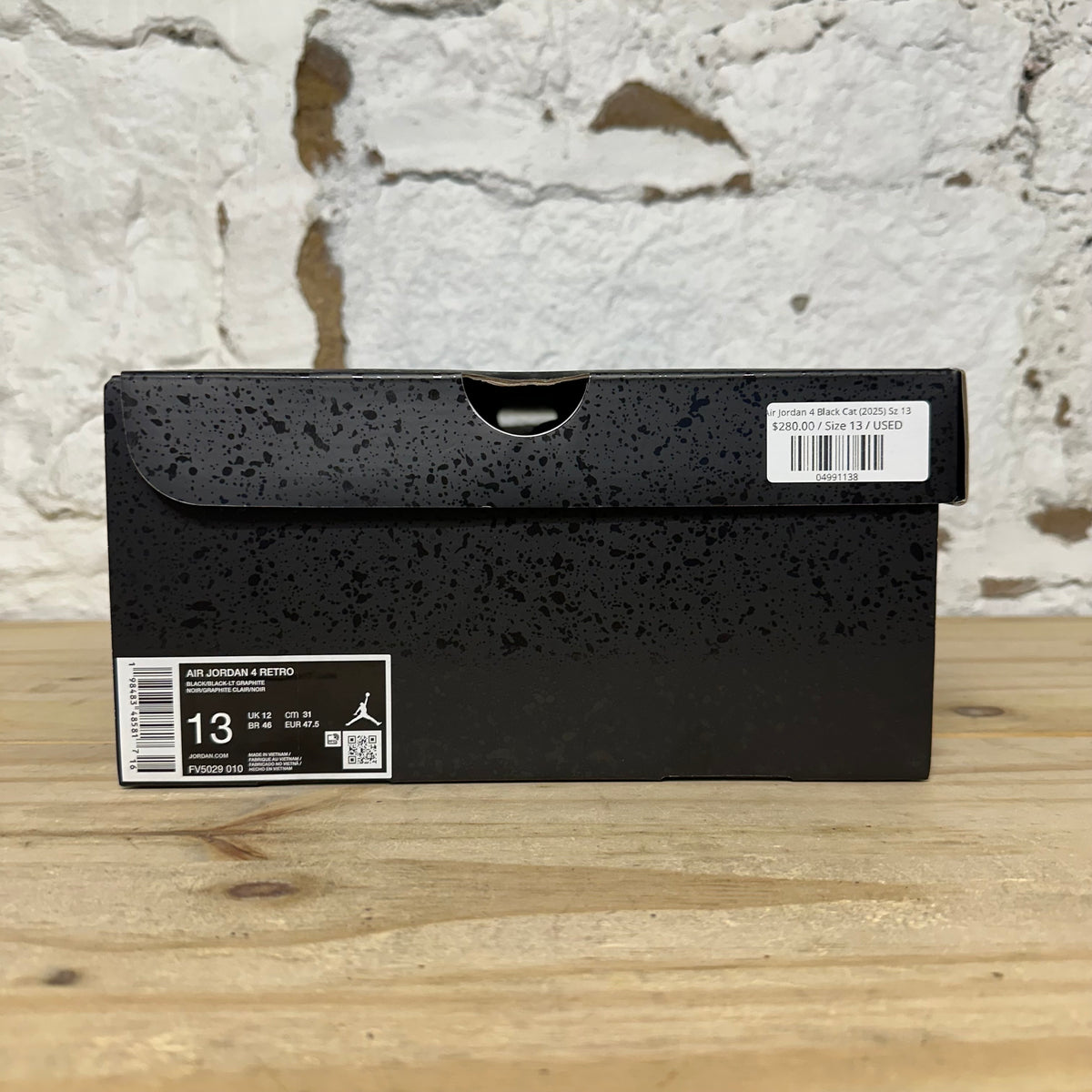 Air Jordan 4 Black Cat (2025) Sz 13