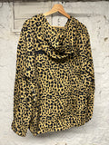 Supreme Cheetah Print Zip Up Jacket Sz L