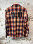 Amiri Multicolor Plaid Button Up Shirt Sz M