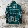 Palm Angels Green Paisley Track Jacket Sz M