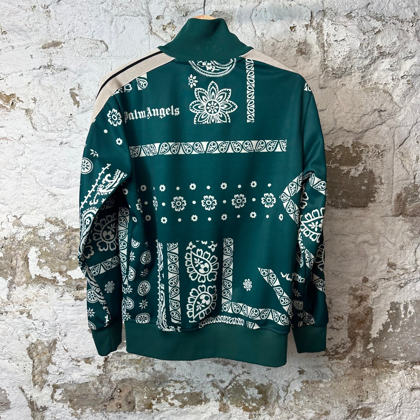 Palm Angels Green Paisley Track Jacket Sz M