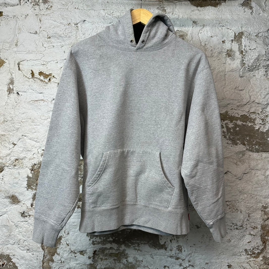 Supreme White Satin Spell Hoodie Gray Sz S
