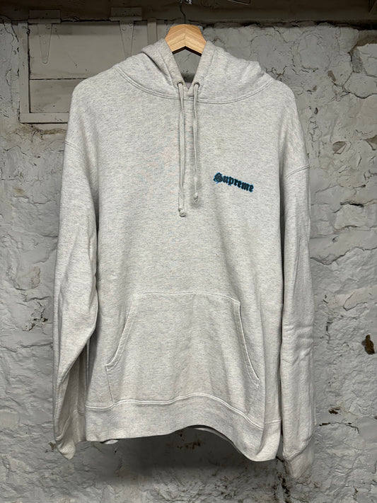 Supreme Te Amo Grey Hoodie Sz L