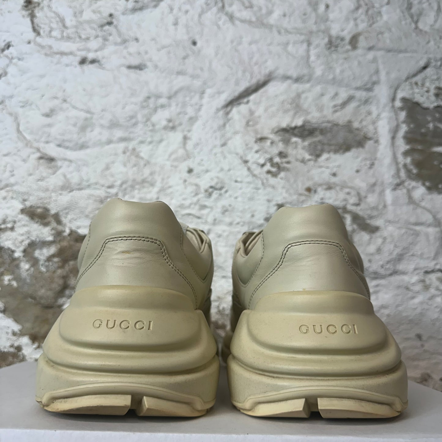 Gucci Rython Hawaii Cream Sneaker Sz 9