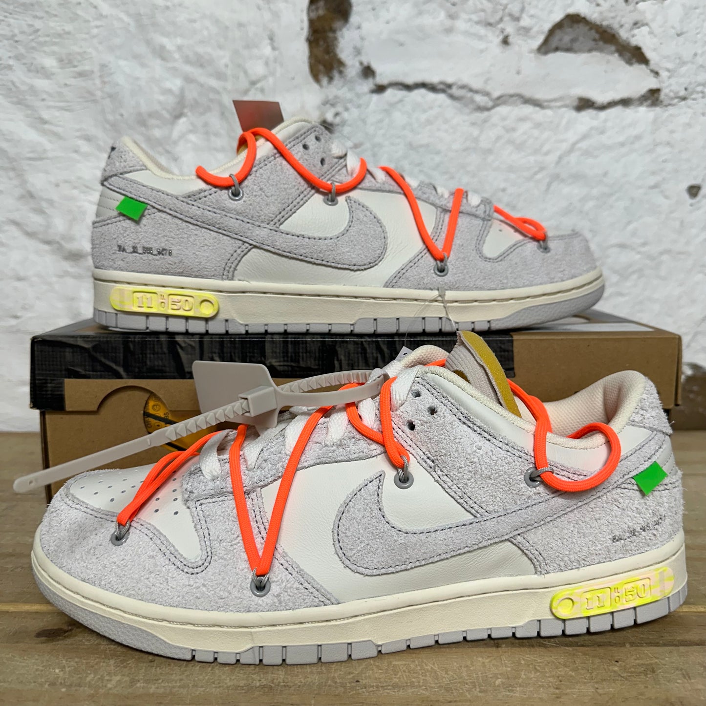 Nike Dunk Low Off-White Lot 11 Sz 10.5 DS