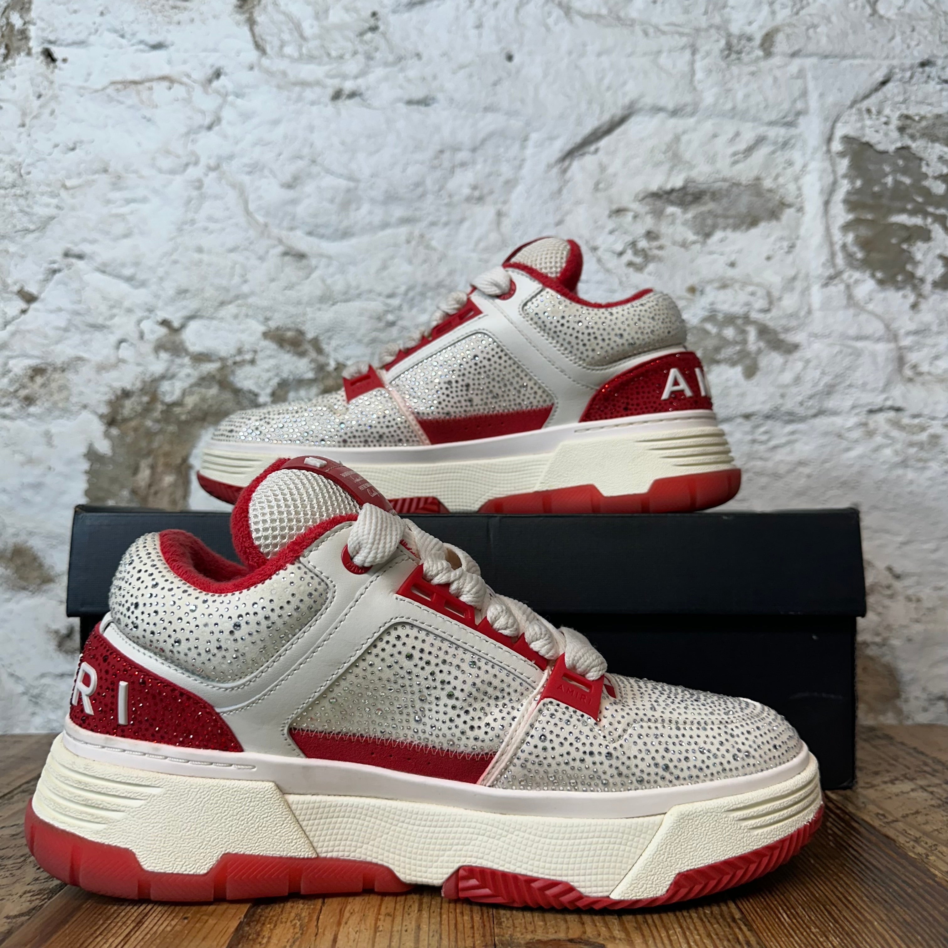 Amiri MA-1 Crystal Red White Cream Sneaker Sz 10 (43) – The