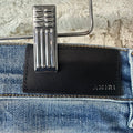 Amiri MX2 Yellow Brown Patch Blue Denim Jeans Sz 34